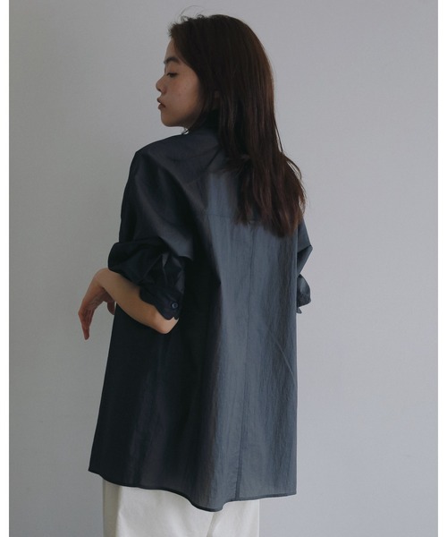 anuke（アンヌーク） ブラウス シャツ Sheer Ripstop Shirts