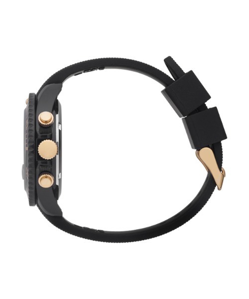 「ICE WATCH」 アナログ腕時計 - ブラック×ゴールド メンズ_画像3