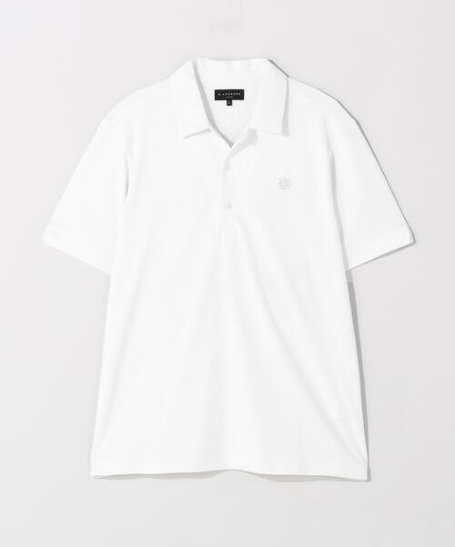 St ANDREWS ポロシャツ 半袖 「St ANDREWS」サッカー調ジャガード半袖