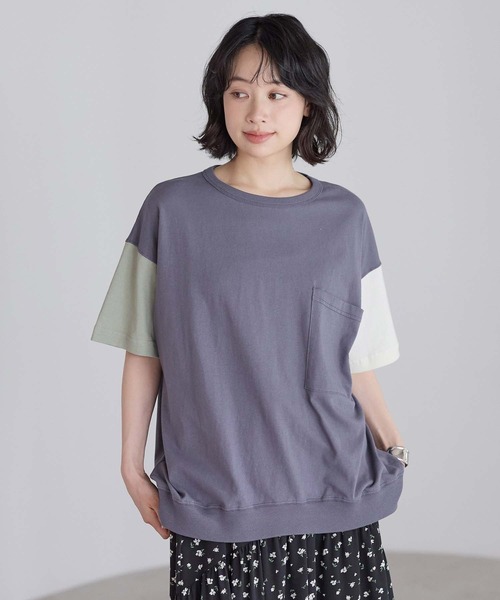 ハートマーケット（HEART MARKET） tシャツ 半袖 Bigポケット付きプル