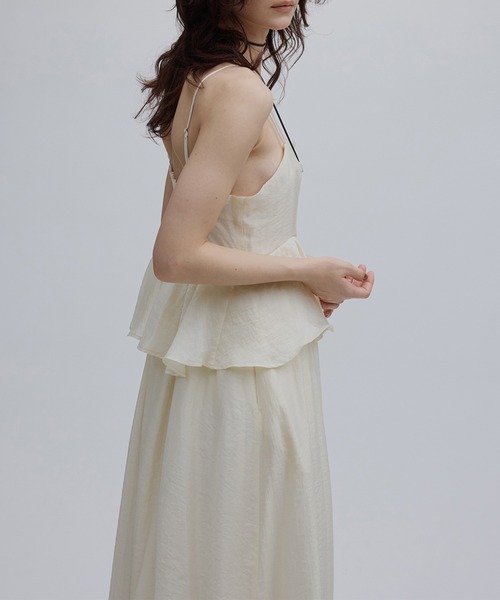 Ameri（アメリ） オールインワン STRUCTURED PEPLUM CAMI ROMPERS