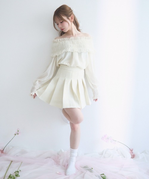 「TITTY&CO.」 長袖ブラウス FREE ホワイト レディース_画像9