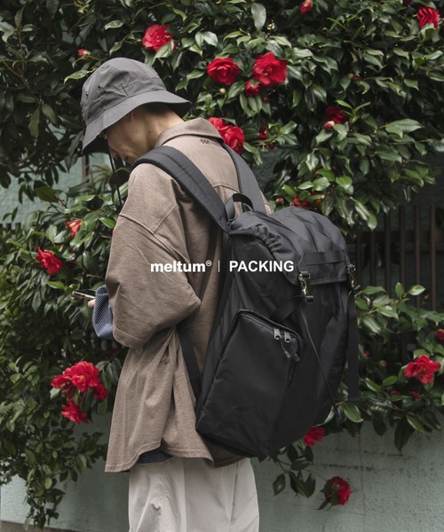 PACKING（パッキング） リュック FREE ブラック メンズ : ZOZOTOWN