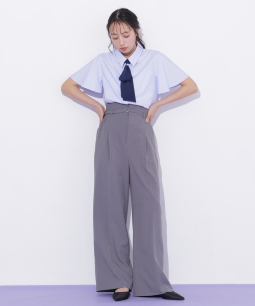 「JILL by JILL STUART」 スラックス MEDIUM グレー レディース_画像2