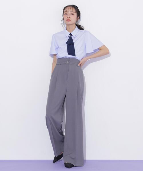 「JILL by JILL STUART」 スラックス MEDIUM グレー レディース_画像4