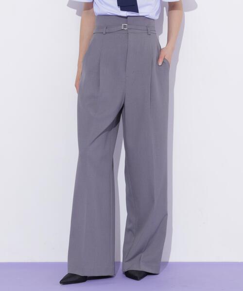 「JILL by JILL STUART」 スラックス MEDIUM グレー レディース_画像8