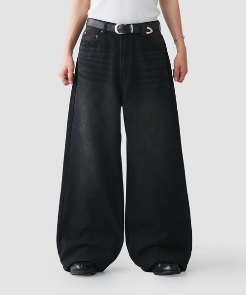 Regen Glanz デニムパンツ MEDIUM ブラック系その他 メンズ : ZOZOTOWN