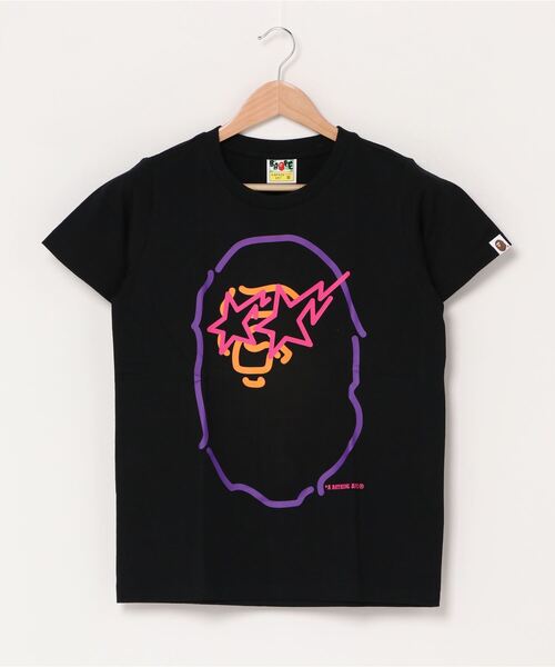 A BATHING APE（アベイシングエイプ） tシャツ Tシャツ NEON SIGN APE