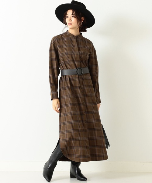 ワンピース Beams Lights スタンドカラー シャツ ワンピース Zozotown Paypayモール店 通販 Paypayモール