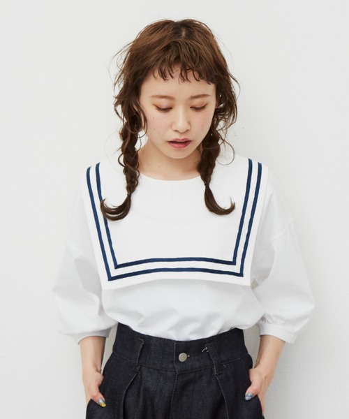 tシャツ レースドッキングラインクロップドトップス レディース Darich tシャツ レースドッキングラインクロップドトップス