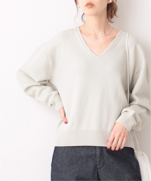 ★美品◆イエナ◆ ウールVネックプルオーバー セール】ウールVネックプルオーバー◇（ニット/セーター）｜IENA