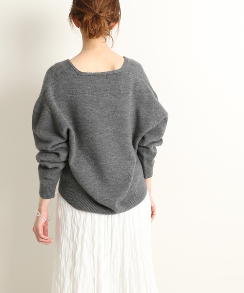 ★美品◆イエナ◆ ウールVネックプルオーバー セール】ウールVネックプルオーバー◇（ニット/セーター）｜IENA