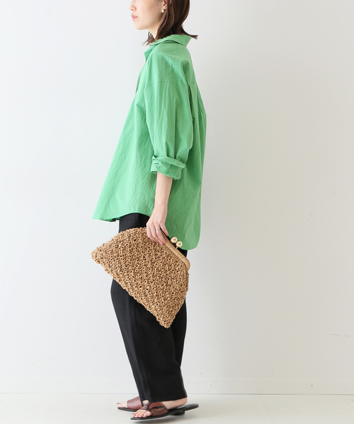SLOBE IENA　ワッシャーブラウス　ナチュラル SLOBE IENA【スローブイエナ】 ワッシャーブラウス 新品ナチュラル