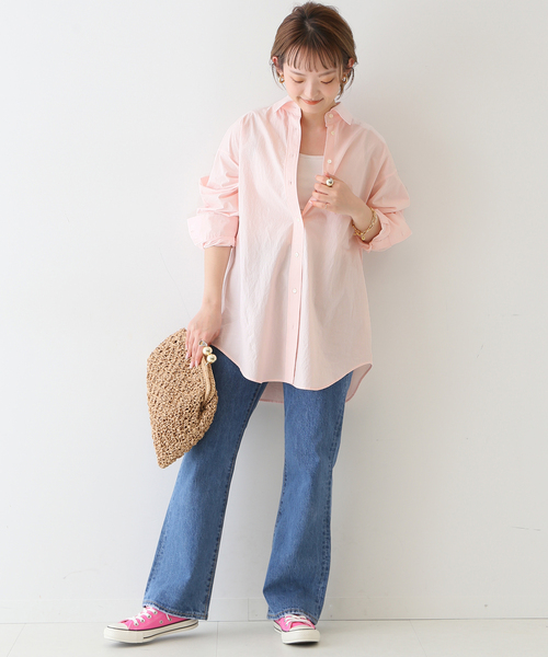 SLOBE IENA（スローブイエナ） シャツ ブラウス ワッシャーオーバー