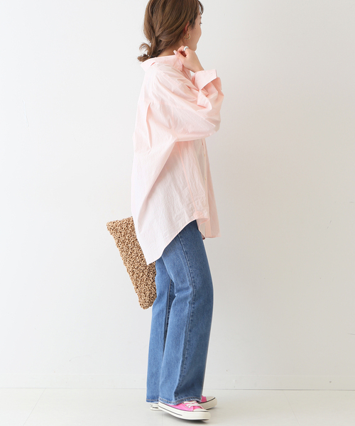 SLOBE IENA（スローブイエナ） シャツ ブラウス ワッシャーオーバー