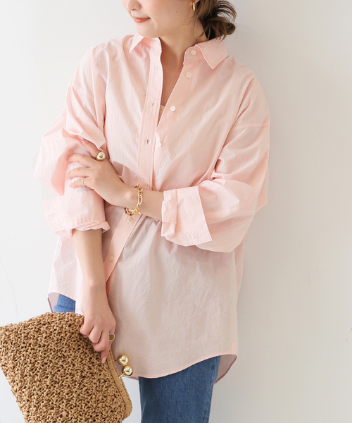 SLOBE IENA（スローブイエナ） シャツ ブラウス ワッシャーオーバー