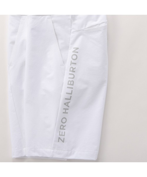 ZERO HALLIBURTON ホワイトパンツ ZERO HALLIBURTON パンツ ゼロハリバートン ストレッチ ショート