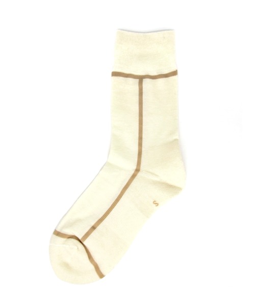 ハイソックス 靴下 CHICSTOCKS LINE SOCKS レディース | la peau de gem