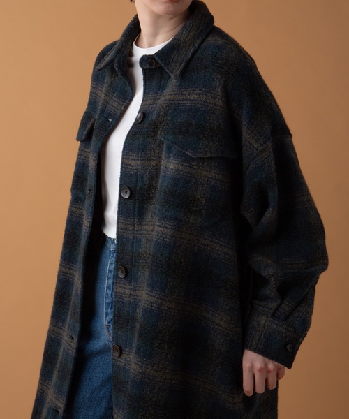 極美品 PENDLETON シャツワンピース 長袖 ロング レディース PENDLETON（ペンドルトン） シャツワンピース CPOロングシャツ