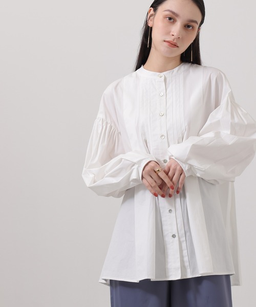 Limue ブラウス シャツ コルセット付きシャツブラウス