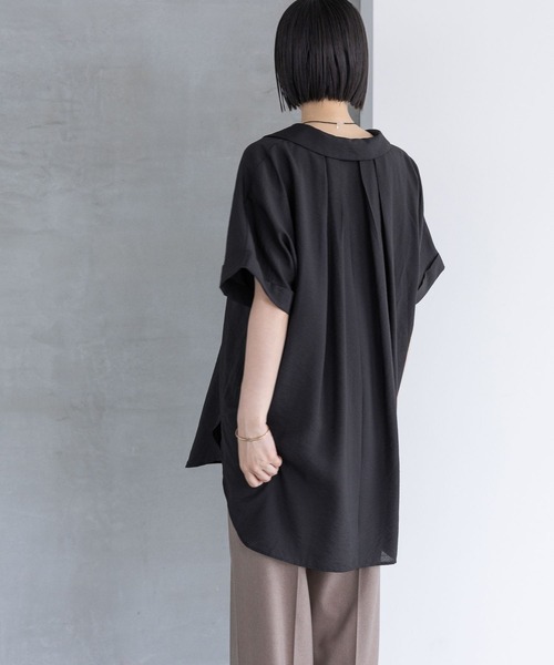 ブラウス シャツ シアーカイキンBIGシャツ レディース A part by ブラウス シャツ シアーカイキンBIGシャツ レディース