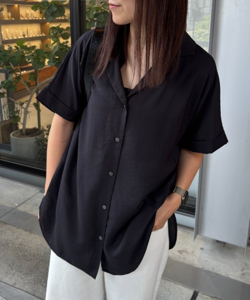 ブラウス シャツ 「UNISEX」ロンストシャツ レディース メンズ シャツ レディース ブラウス 長袖 ゆったり麻綿シャツ コットン