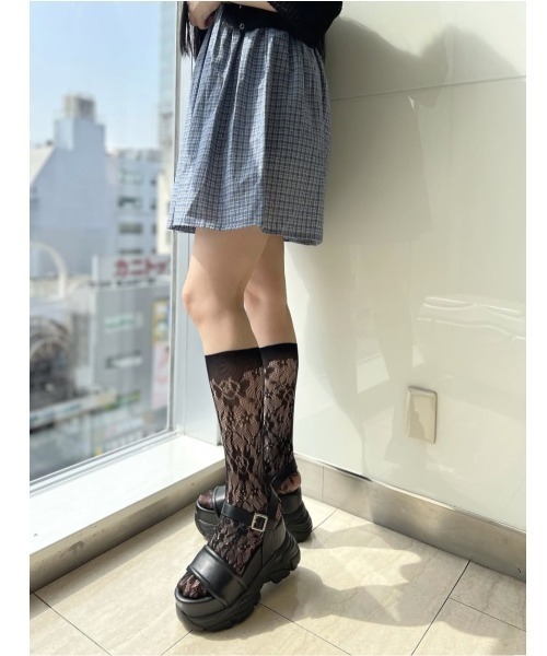 サンダル 「R＆E」厚底ラバーストラップサンダル レディースの画像