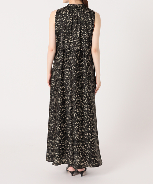 NOBLE ワンピース/ BLACK NOBLE レディース ワンピース ドットサッカードロストワンピース
