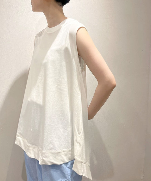 journal standard luxeヴィンテージジャージーヘムタンクトップ JOURNAL STANDARD LUXE tシャツ Tシャツ ヴィンテージジャージー
