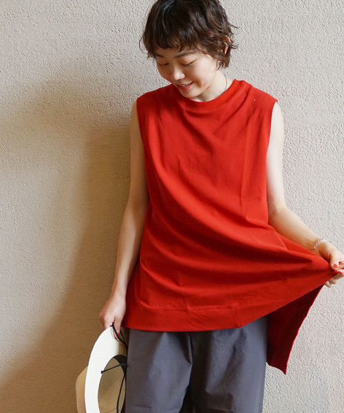 journal standard luxeヴィンテージジャージーヘムタンクトップ JOURNAL STANDARD LUXE tシャツ Tシャツ ヴィンテージジャージー