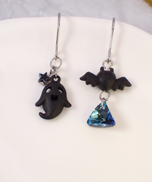 CERCA ピアス HaRu*/ハロウィンピアス／サージカルステンレス
