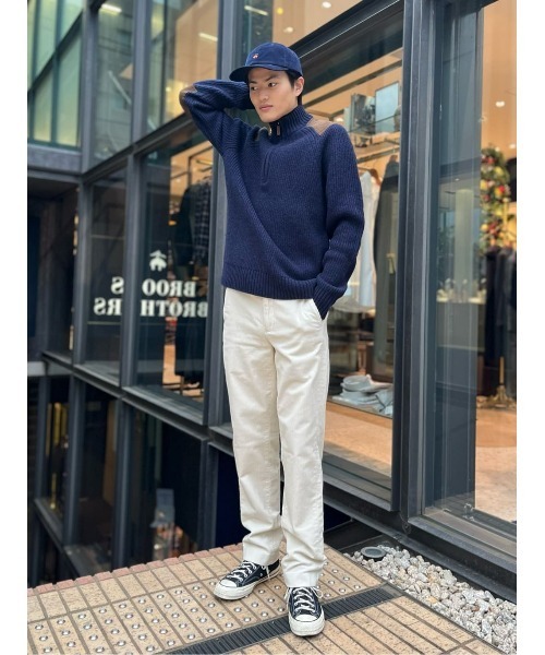 売れ筋直営店 キャップ/FREE/キャンバス/BLU/メンズ/コントレイル/三冠