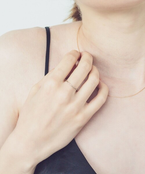 ete bijoux 指輪 リング PT900 スキニー レディース : ZOZOTOWN