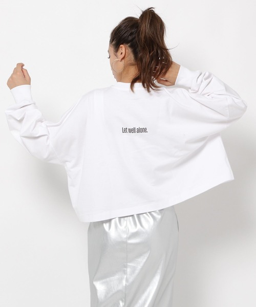 HEREIAM tシャツ 「HEREIAM」ロゴロングスリーブ レディース