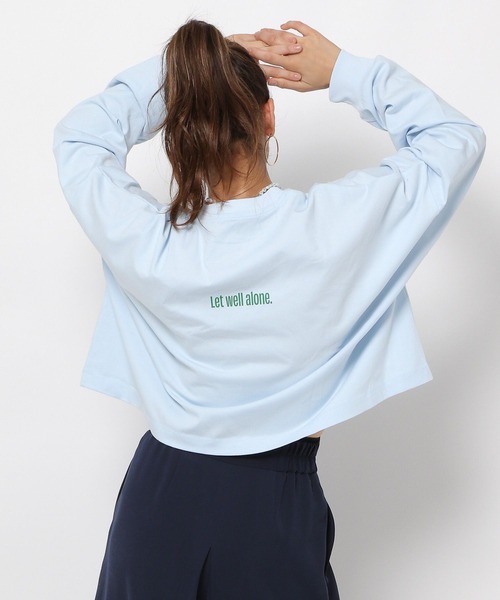 tシャツ 「HEREIAM」ロゴロングスリーブ レディース HEREIAM tシャツ 「HEREIAM」ロゴロングスリーブ レディース