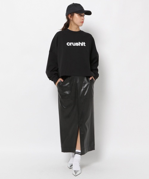 tシャツ 「HEREIAM」ロゴロングスリーブ レディース HEREIAM tシャツ 「HEREIAM」ロゴロングスリーブ レディース