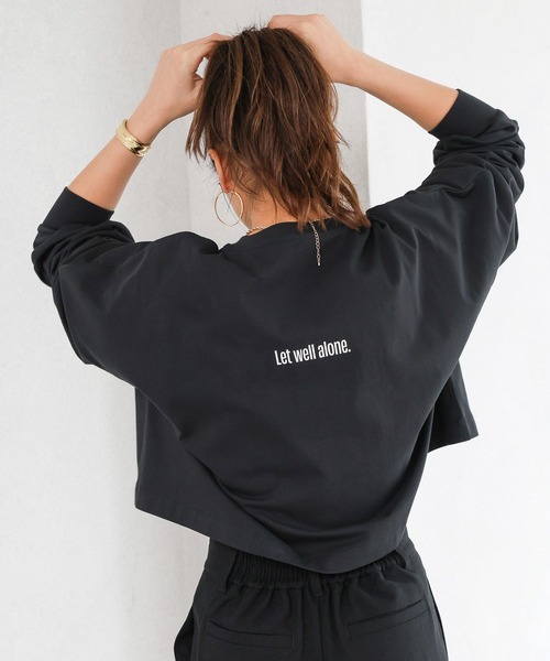tシャツ 「HEREIAM」ロゴロングスリーブ レディース HEREIAM tシャツ 「HEREIAM」ロゴロングスリーブ レディース
