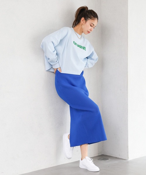 tシャツ 「HEREIAM」ロゴロングスリーブ レディース HEREIAM tシャツ 「HEREIAM」ロゴロングスリーブ レディース