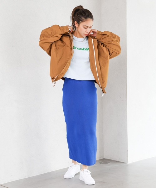 HEREIAM tシャツ 「HEREIAM」ロゴロングスリーブ レディース