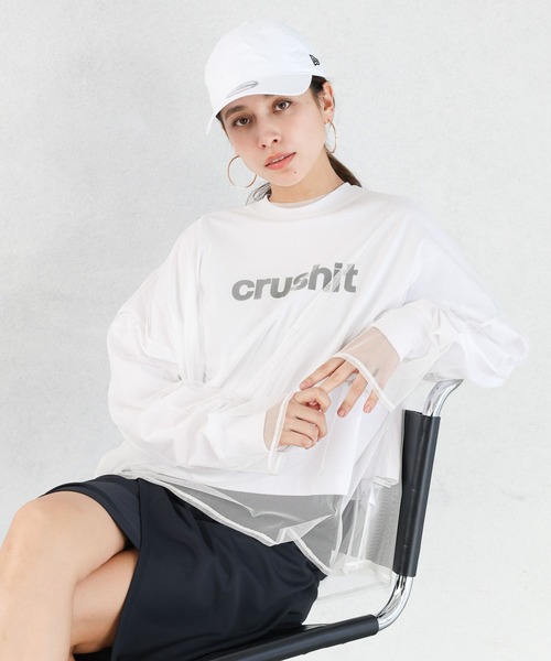 tシャツ 「HEREIAM」ロゴロングスリーブ レディース HEREIAM tシャツ 「HEREIAM」ロゴロングスリーブ レディース