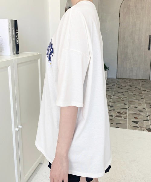 超美品！LEONARD SPORT フラワープリント 半袖Tシャツ サイズ40