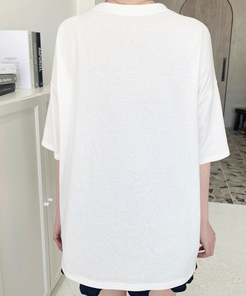 【美品】coach フラワー刺繍 半袖Tシャツ moment+ tシャツ 綿100%オーバーサイズロゴプリント＆フラワー