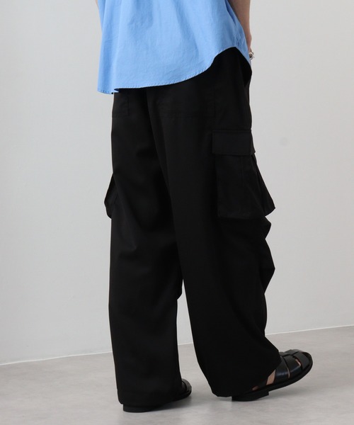 SUGGESTION カーゴパンツ オーバーカーゴパンツ メンズ