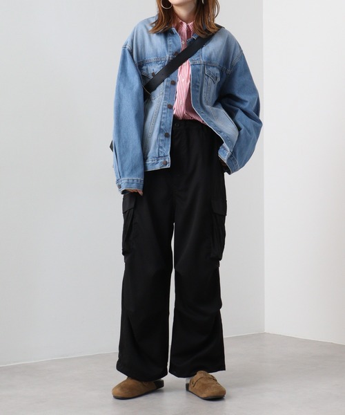 SUGGESTION カーゴパンツ オーバーカーゴパンツ メンズ