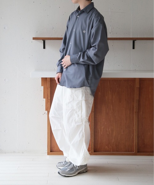 パンツ Ohotoro Nylon Cargo Pants/ivory nylon cargo pants | OHOTORO
