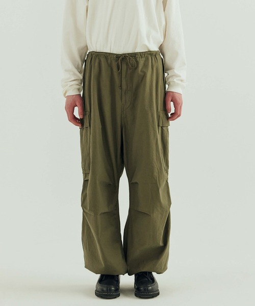 こまたん　ARMY TWILL★ミリタリーカーゴパンツ BY別注 MILITARY SLIT LACE CARGO PANTS（カーゴパンツ）｜Ameri