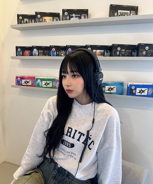 RiLi トレーナー スウェット Charitecロゴスウェット「RL