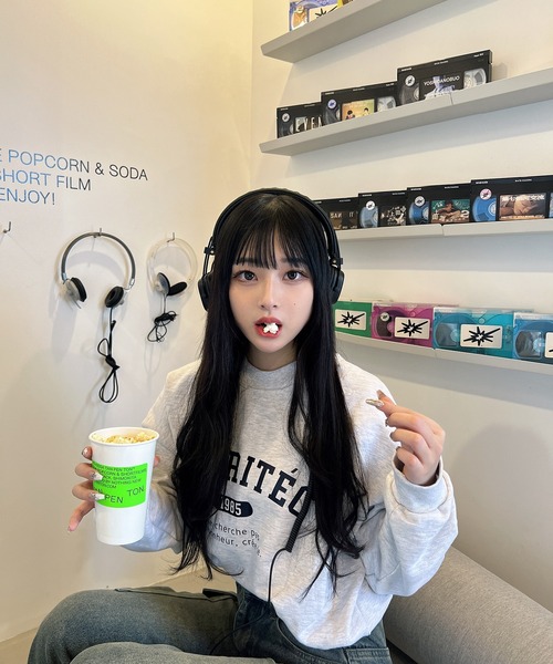 RiLi トレーナー スウェット Charitecロゴスウェット「RL