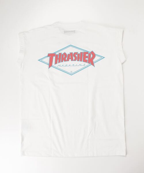 タンクトップ ノースリーブ 「ムラサキスポーツ限定」THRASHER/スラッシャー 水陸両用  UVケア タンクトップ TC-001 レディース メン | THRASHER | 16