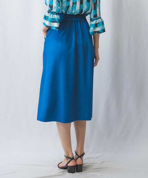 ナラカミーチェ（NARACAMICIE）/【NARACAMICIE】サイドポケットミデイフレアスカート NARACAMICIE（ナラカミーチェ） スカート 「NARACAMICIE」サイド